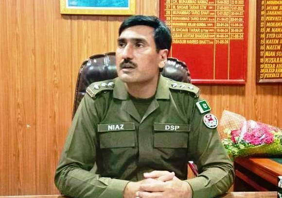 DSP Traffic Mandi Bahauddin Muhammad Niaz Khan