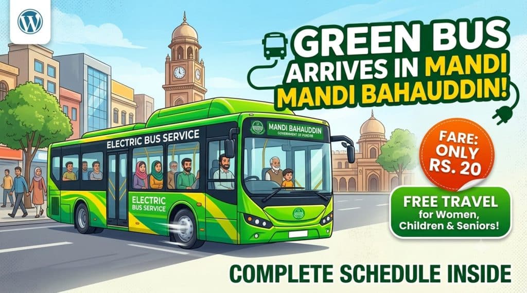 Mandi Bahauddin Green Bus Service