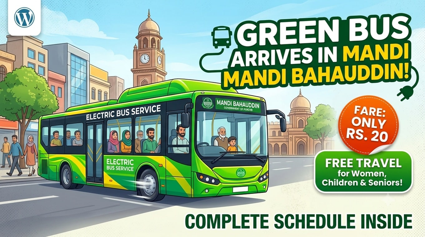 Mandi Bahauddin Green Bus Service